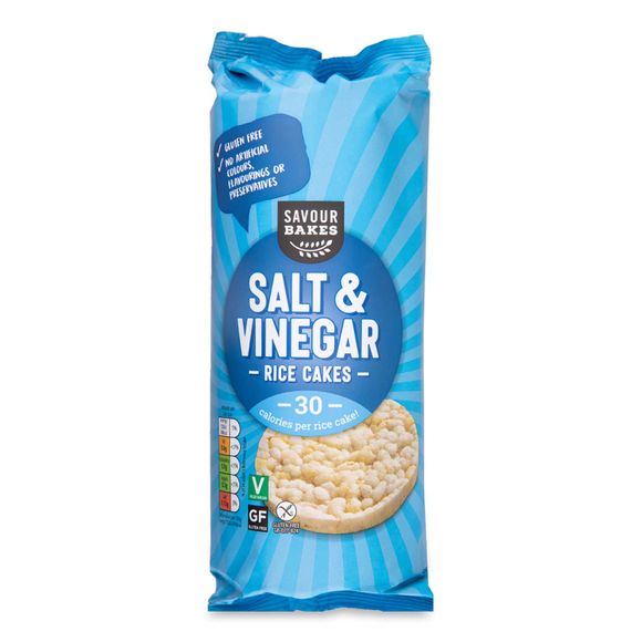 Salt & Vinegar Rice Cakes 130g Savour Bakes